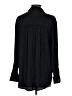 By Anthropologie 100% Polyester Solid Black Long Sleeve Blouse Size S - photo 2