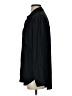 By Anthropologie 100% Polyester Solid Black Long Sleeve Blouse Size S - photo 5
