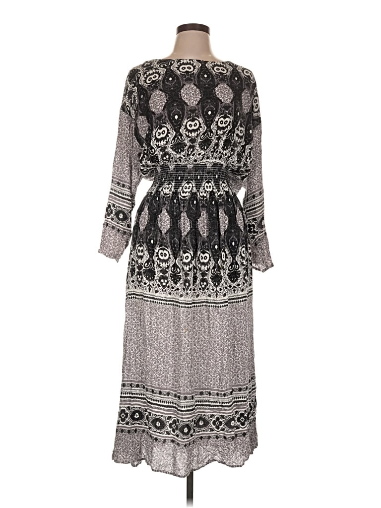 Pre-owned Unbranded Casual Dress In Gray