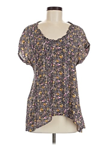 Lil Short Sleeve Silk Top (view 1)