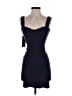 Vesper Solid Blue Cocktail Dress Size 8 - photo 1