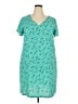 Apt. 9 100% Polyester Teal Casual Dress Size XXL - photo 1