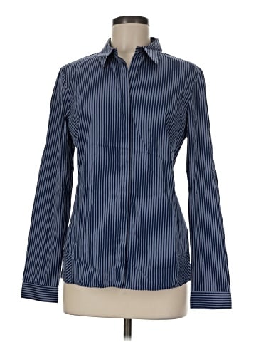 Lafayette 148 New York Long Sleeve Button-Down Shirt (view 1)