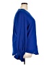 Unbranded 100% Polyester Blue Long Sleeve Blouse Size XXL - photo 4