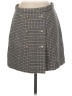 Ann Taylor Houndstooth Gray Formal Skirt Size 6 (petite) - photo 1