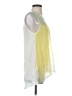 MNG Yellow Sleeveless Blouse Size XS - photo 4