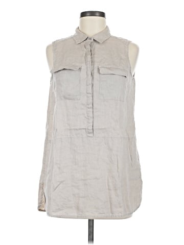 Jones New York Sleeveless Button-Down Shirt (view 1)
