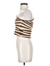 Pull&Bear Brown Long Sleeve Top Size S - photo 5