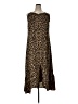 BTFBM 100% Polyester Animal Print Brown Casual Dress Size XL - photo 1