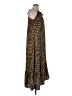 BTFBM 100% Polyester Animal Print Brown Casual Dress Size XL - photo 4