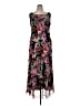 Jones Studio Print Black Cocktail Dress Size 16 - photo 1
