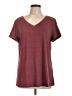 Unbranded Burgundy Short Sleeve T-Shirt Size L - photo 1