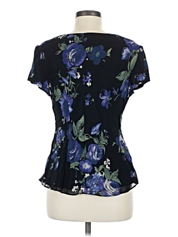 Donna Ricco Short Sleeve Blouse (view 2)