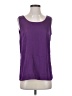 WD.NY 100% Polyester Purple Sleeveless Top Size S - photo 1