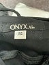 Only 100% Polyester Solid Black Cocktail Dress Size 14 - photo 4