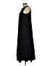 Uniqlo 100% Polyester Solid Black Casual Dress Size L - photo 5