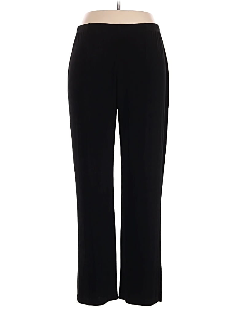Pre-owned Travelers By Chico's Active Pants In Black
