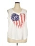 Unity White Sleeveless T-Shirt Size 2X - photo 1