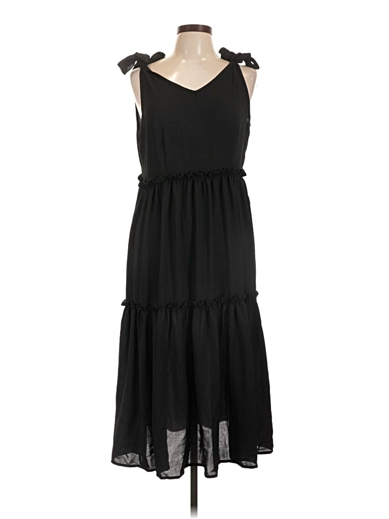 Pre-owned Shein Casual Dress In Black