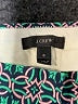 J.Crew 100% Cotton Print Green Casual Pants Size 0 - photo 4