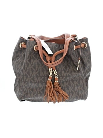MICHAEL Michael Kors Leather Bucket Bag (view 1)