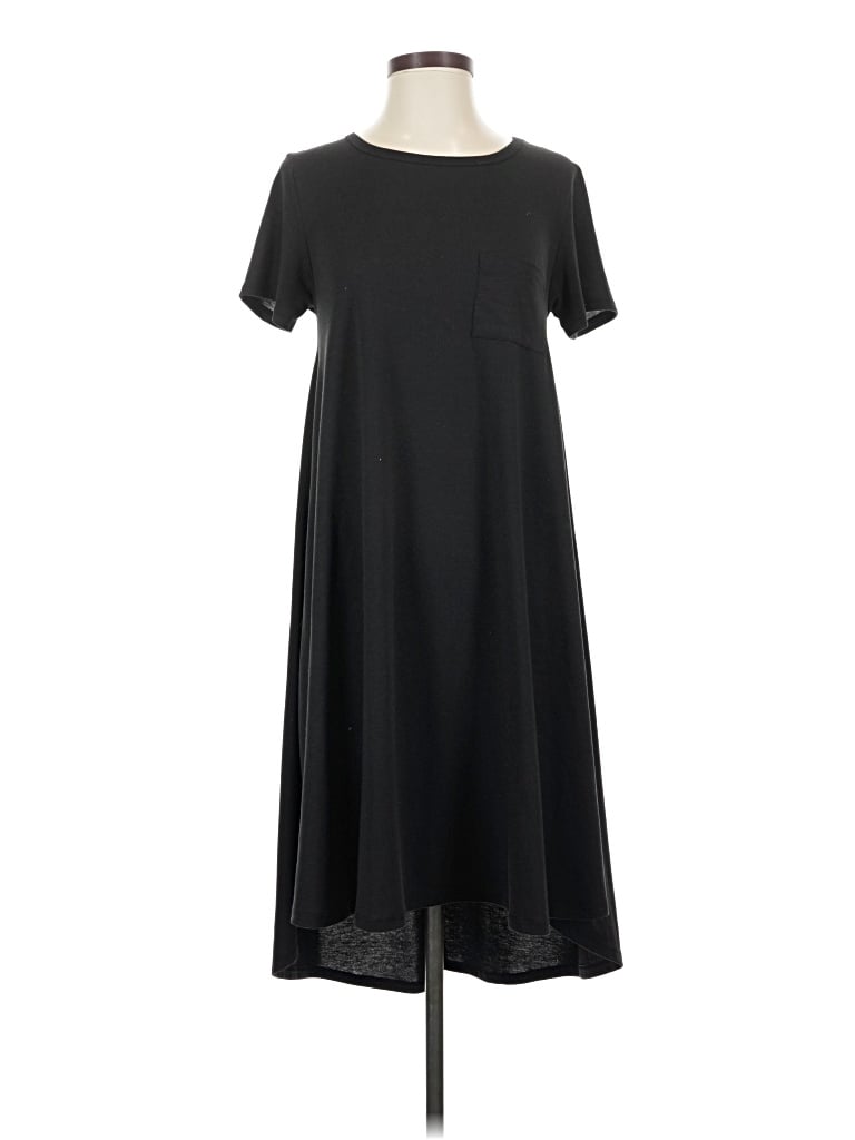 Pre-owned Lularoe Casual Dress In Black