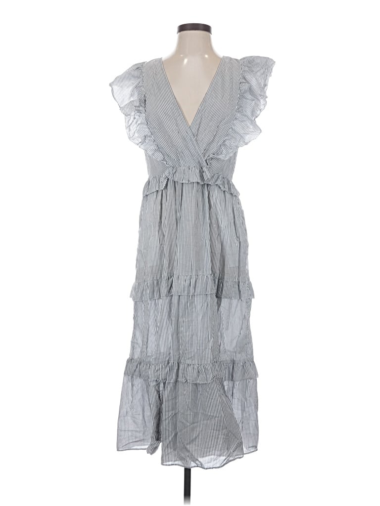 Pre-owned Jcrew Casual Dress In Gray