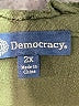 Democracy 100% Rayon Green 3/4 Sleeve Blouse Size 2X - photo 7