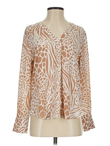 Ann Taylor Long Sleeve Blouse (view 1)