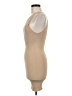 MNG Solid Tan Casual Dress Size 6 - photo 5