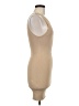 MNG Solid Tan Casual Dress Size 6 - photo 4