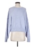 French Connection Solid Blue Pullover Sweater Size S - photo 1