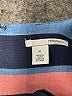 Halogen Stripes Blue Short Sleeve Top Size XL - photo 7