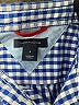 Tommy Hilfiger 100% Cotton Checkered-gingham Blue Short Sleeve Button-Down Shirt Size 6 - photo 3