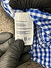 Tommy Hilfiger 100% Cotton Checkered-gingham Blue Short Sleeve Button-Down Shirt Size 6 - photo 4