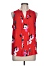 41Hawthorn 100% Polyester Red Sleeveless Blouse Size L - photo 1