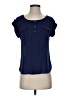 Mine Blue Short Sleeve Henley Size S - photo 1