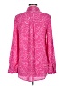 Attention 100% Polyester Paisley Pink Long Sleeve Blouse Size M - photo 2