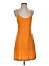 Unbranded 100% Polyester Orange Casual Dress Size 4 - photo 1