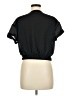 Shinestar 100% Polyester Black Short Sleeve Top Size M - photo 2