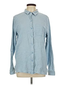 Anne Klein Long Sleeve Button-Down Shirt (view 1)