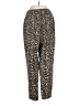 J.Crew Factory Store 100% Polyester Animal Print Gold Casual Pants Size 2 - photo 2