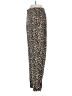 J.Crew Factory Store 100% Polyester Animal Print Gold Casual Pants Size 2 - photo 5