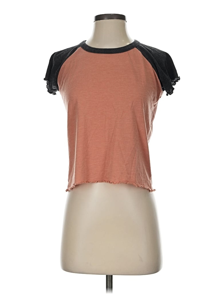 Pre-owned Chaser Short Sleeve T-shirt In Brown