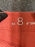 Ann Taylor LOFT Outlet Chevron-herringbone Orange Shorts Size 8 - photo 4