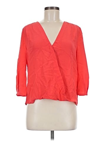 Broadway & Broome 3/4 Sleeve Silk Top (view 1)