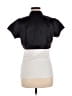 Jill Stuart Black Short Sleeve Top Size 8 - photo 2