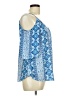 Pink Rose 100% Polyester Blue 3/4 Sleeve Blouse Size M - photo 4
