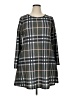 Mirol Plaid Gray Casual Dress Size XL - photo 1