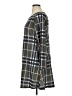 Mirol Plaid Gray Casual Dress Size XL - photo 5